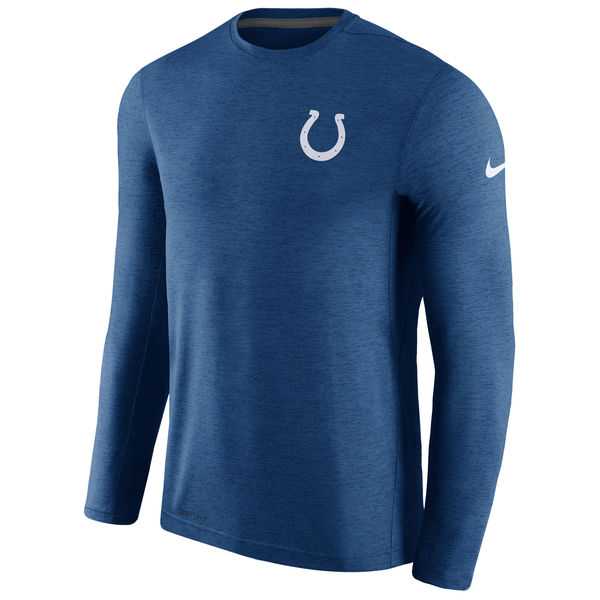 Men's Indianapolis Colts Nike Royal Coaches Long Sleeve Performance T-Shirt,We sell and wholesale Men's Indianapolis Colts Nike Royal Coaches Long Sleeve Performance T-Shirt on line form chian!